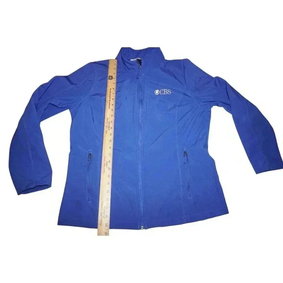 CBS Jacket Womens XL Blue Soft Shell Full Zip Active - Picture 7 of 16